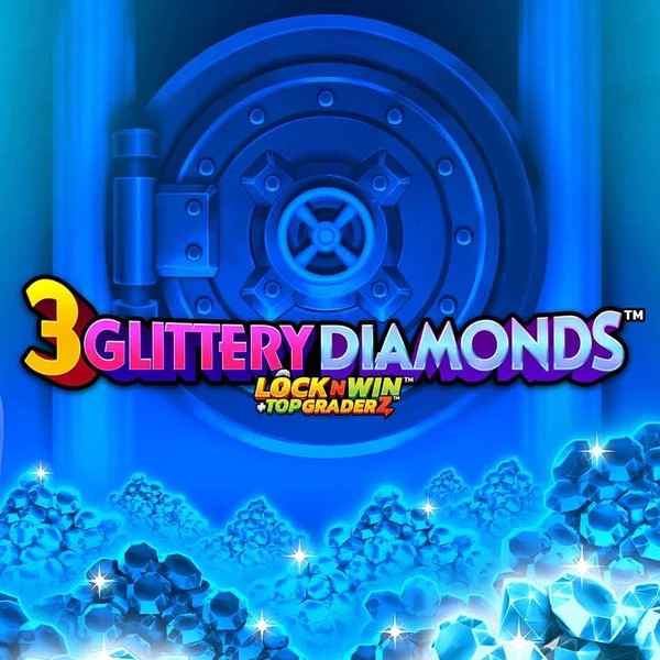 3 Glittery Diamonds game by PearFiction Studios – logo hosted on Casina Casino