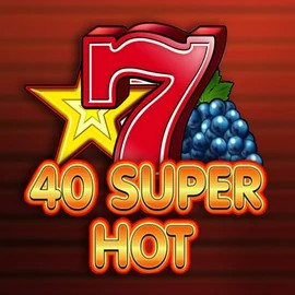 40 Super Hot slot logo by Amusnet Interactive at Casina Casino