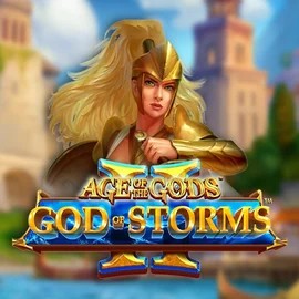 Age Of The Gods: God Of Storms 2 casino game by Playtech – featured logo at Casina Casino