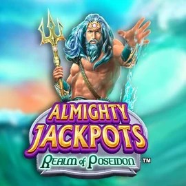 Almighty Jackpots – Realm of Poseidon logo by Novomatic at Casina Casino