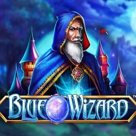 Blue Wizard slot logo by Quickspin at Casina CasinoBlue Wizard