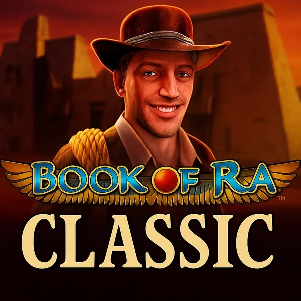 Book of Ra Classic casino game by Novomatic – featured logo at Casina Casino