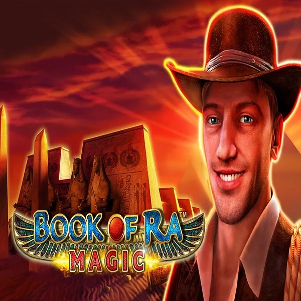 Book of Ra Magic casino game by Greentube – featured logo at Casina Casino