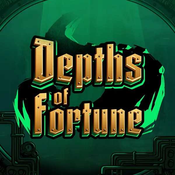 Depths of Fortune slot logo by AvatarUX Studios at Casina Casino