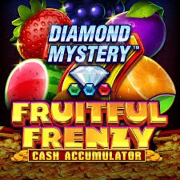 Official Slots logo: Diamond Mystery Fruitful Frenzy Cash Accumulator by Greentube at Casina Casino
