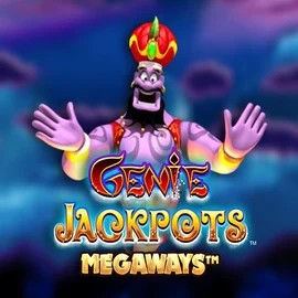 Jackpots logo of Genie Jackpots Megaways from Blueprint Gaming at Casina Casino