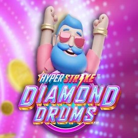 Hyper Strike Diamond Drums logo by Gameburger Studios Casina Casino