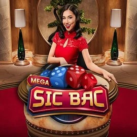 Mega Sic Bac slot logo by Pragmatic Play at Casina Casino