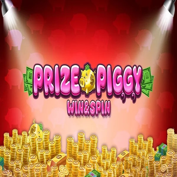 Prize Piggy Win & Spin slot logo by Inspired Gaming at Casina Casino