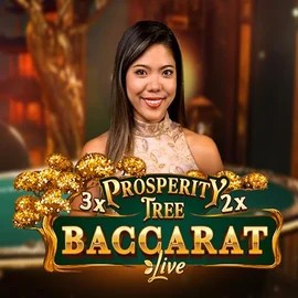 Prosperity Tree Baccarat slot logo by Evolution at Casina Casino
