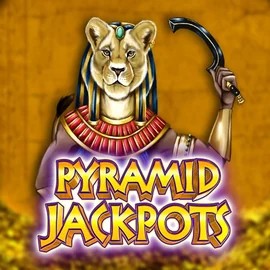 Pyramid Jackpots slot logo by King Show Games at Casina Casino