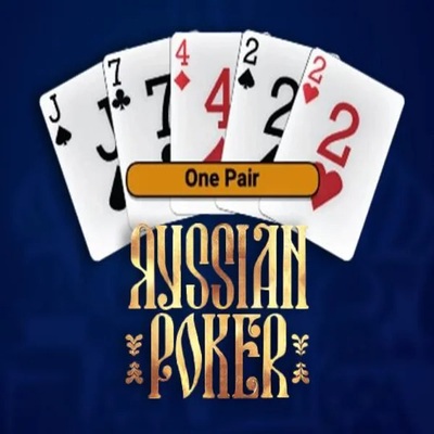 Russian Poker slot visual from OneTouch Games available on casinacasino.eu.com