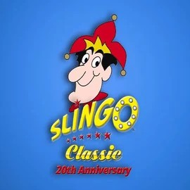 Slingo Classic 20th Anniversary online game logo by Slingo on casinacasino.eu.com