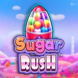 Sugar Rush logo by Pragmatic Play at Casina Casino